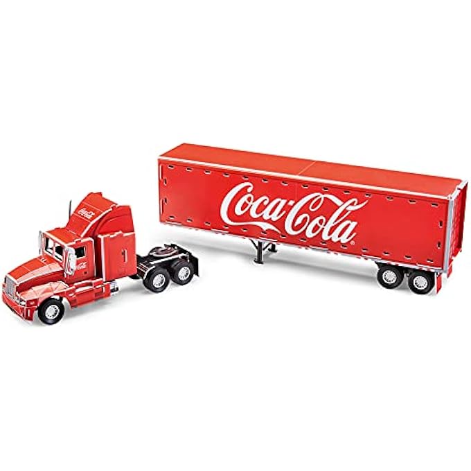 00152 COCA COLA TRUCK 3D PUZZLE (LED EDITION), RED - Image 4